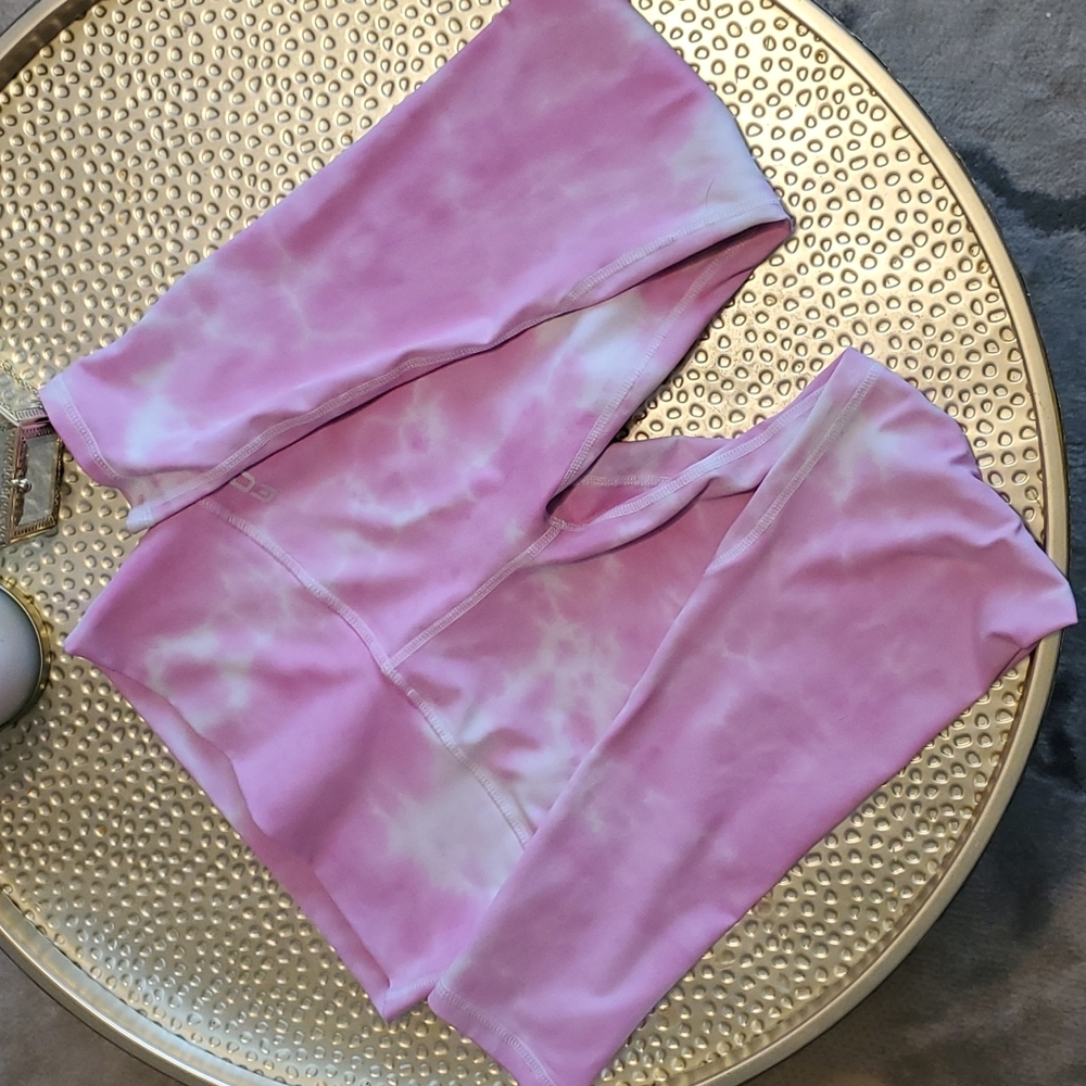 Echt Pink Tye Dye Leggings